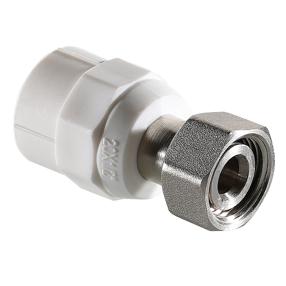 Соединитель с накидной гайкой Valtec 20*1/2" конус (10/200)