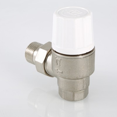 Клапан термостатический VALTEC,для радиатора повышенной пропускаемости,угловой 1/2 (8/96)