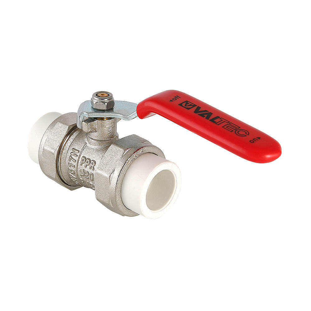 Кран латунный с муфтами Ф20*1/2 VALTEC (10/90)