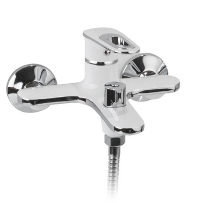 ЛЮКС 3249 G Ф25 Смеситель д/ванны короткий нос (однорычажный) (8) - фото 1